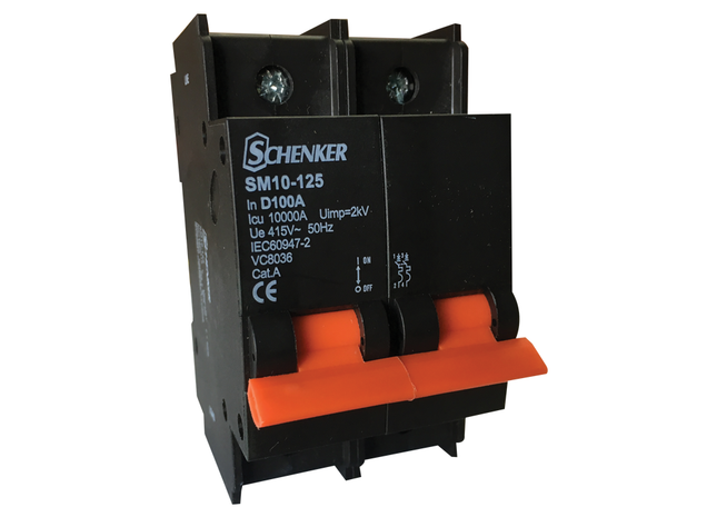 2 Pole 10kA Mini Rail Circuit Breakers