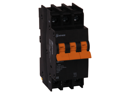 3 Pole 6kA Mini Rail Circuit Breakers