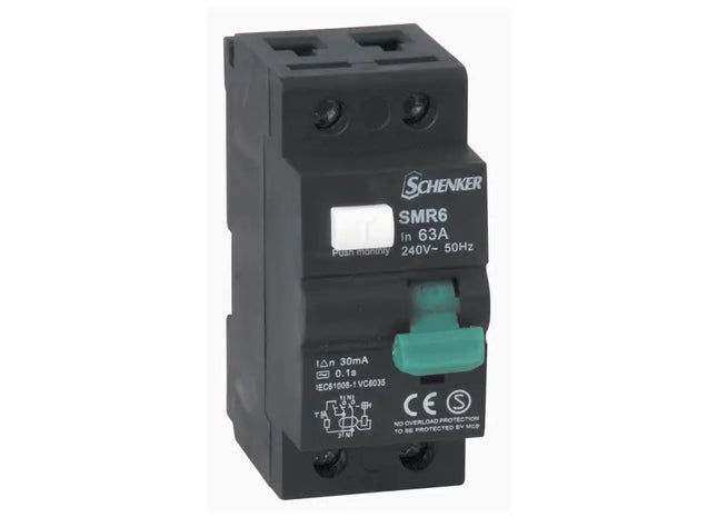 2 Pole Mini Rail Earth Leakage Devices