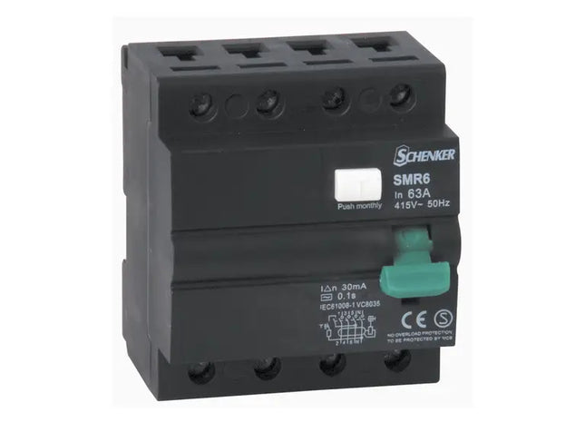 4 Pole Mini Rail Earth Leakage Devices