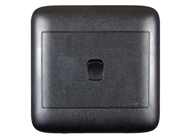 4X4 1 Lever 1 Way Black Switch
