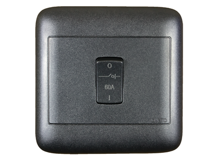 4X4 60A 2P Black Isolator