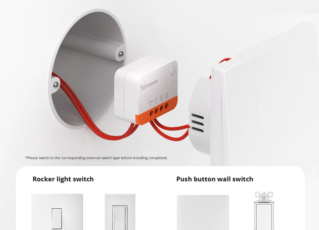 Sonoff Mini L2 Smart Switch - No Neutral (Zigbee)