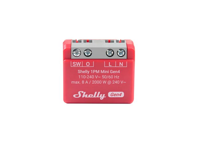 Shelly 1PM Mini Gen4 Smart Switch