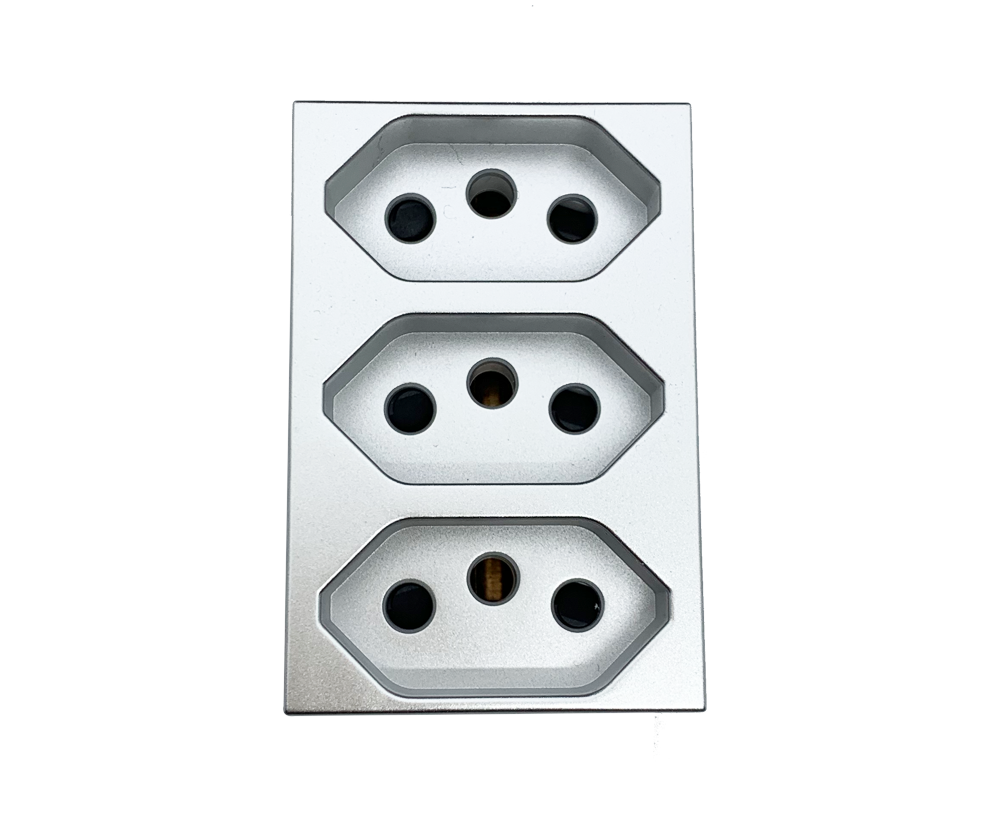 3 x 16A New ZA Plug Socket Module