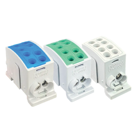 150A 25mm 2 Way Din Rail Terminal Block