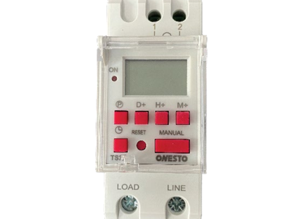 30A Digital Din/Mini Rail Mount Time Switch