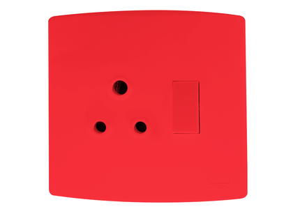 4X4 Single Dedicated Socket Red