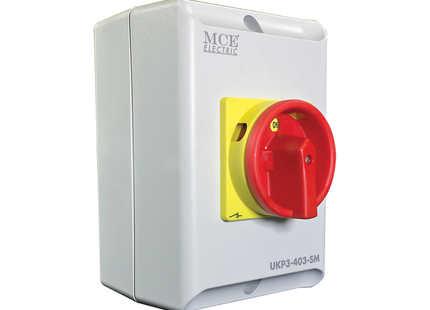 3 Pole Lockable IP65 Surface Mount Isolator