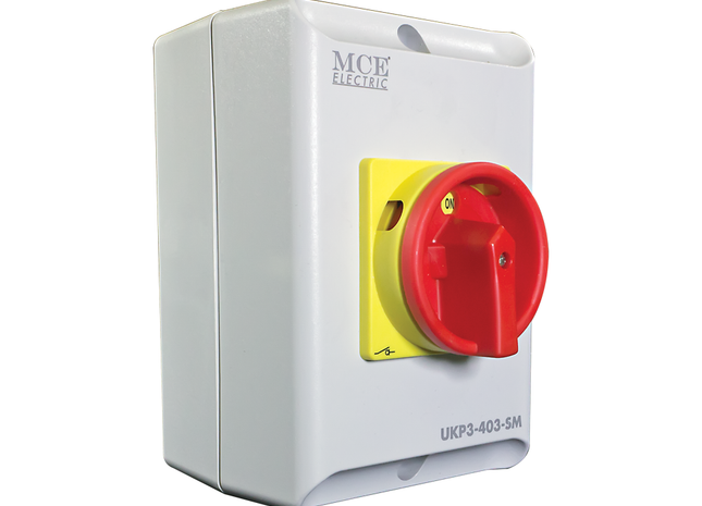3 Pole Lockable IP65 Surface Mount Isolator