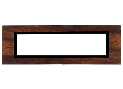 8 Lever Wood & Black Bezel Cluster + Box