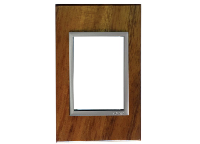 4 X 2 3 Lever Yoke Wood Grain