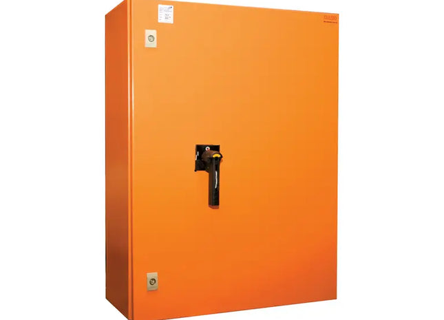 3 Pole Change Over Switch Enclosed In Mild Steel Enclosure