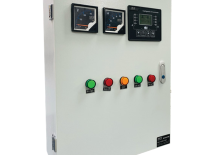 3 Pole Enclosed Auto Change Over Switch with Controller, Ammeters & Indication