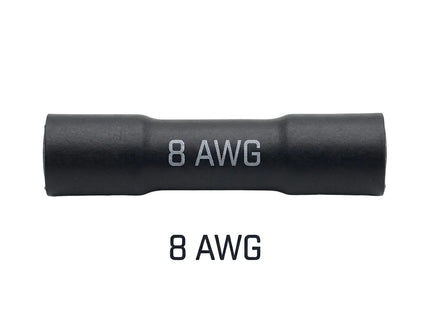 Heat shrink Ferrules | Bootlace Wire End Ferrules | Black 4.0mm² | Insulated
