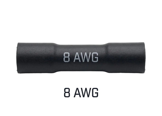 Heat shrink Ferrules | Bootlace Wire End Ferrules | Black 4.0mm² | Insulated