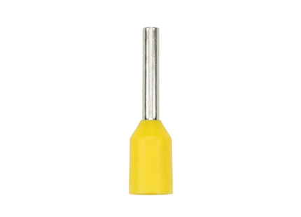 Bootlace Ferrule 4mm x 9mm Yellow