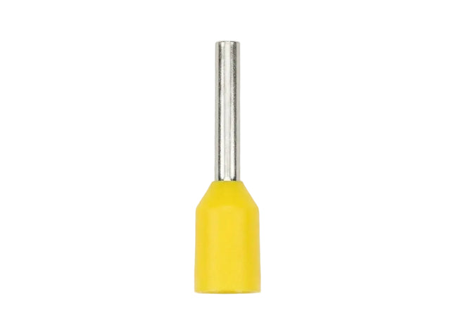 Bootlace Ferrule 4mm x 9mm Yellow