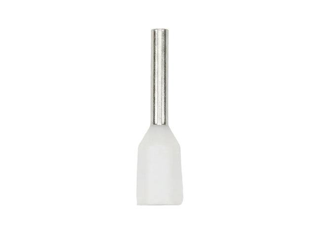 Bootlace Ferrule 0.3mm x 6mm Grey