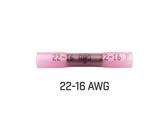Heat shrink Ferrules | Bootlace Wire End Ferrules | Pink 1.5mm² | Insulated