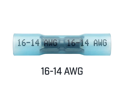 Heat shrink Ferrules | Bootlace Wire End Ferrules | Blue 2.5mm² | Insulated