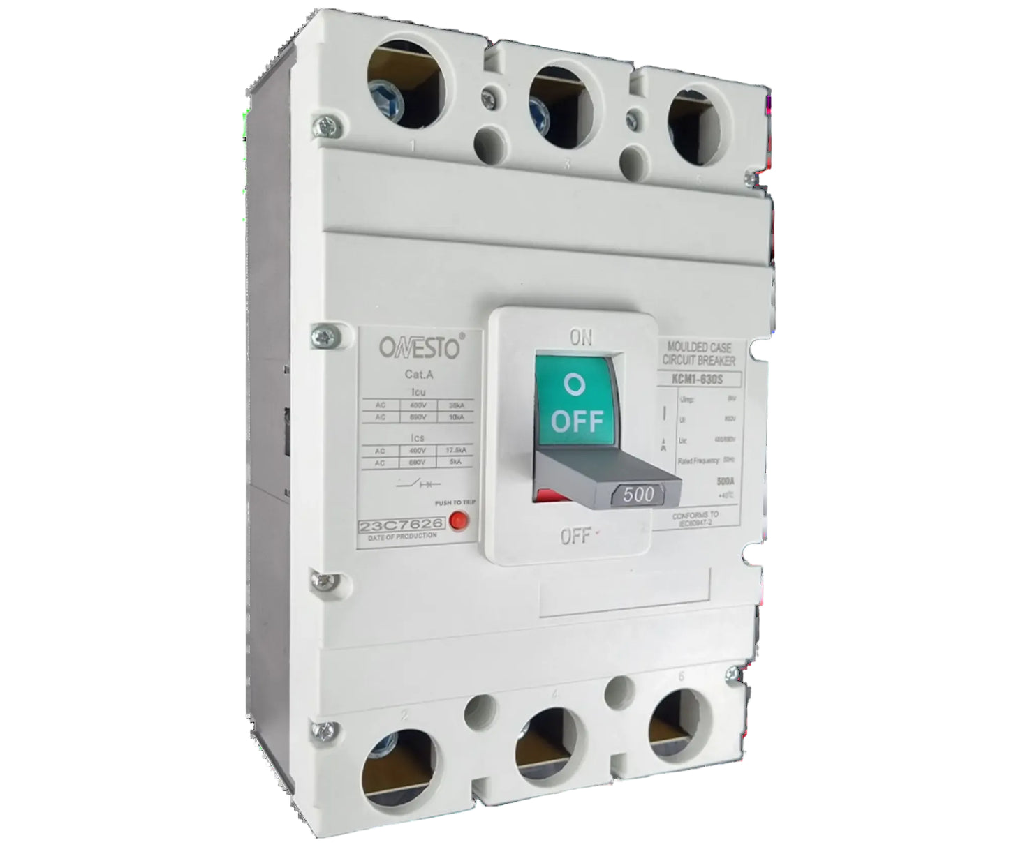 MCCB's 3 pole 35kA (500A & 630A)