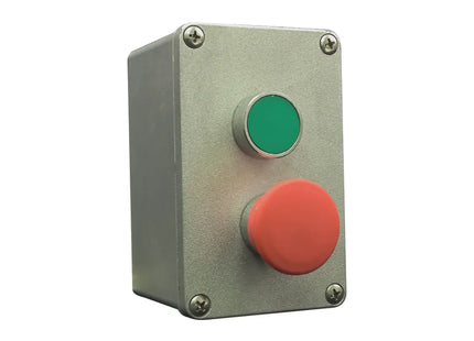 2 Way Aluminium Start & E/Stop Non Latch Control Station
