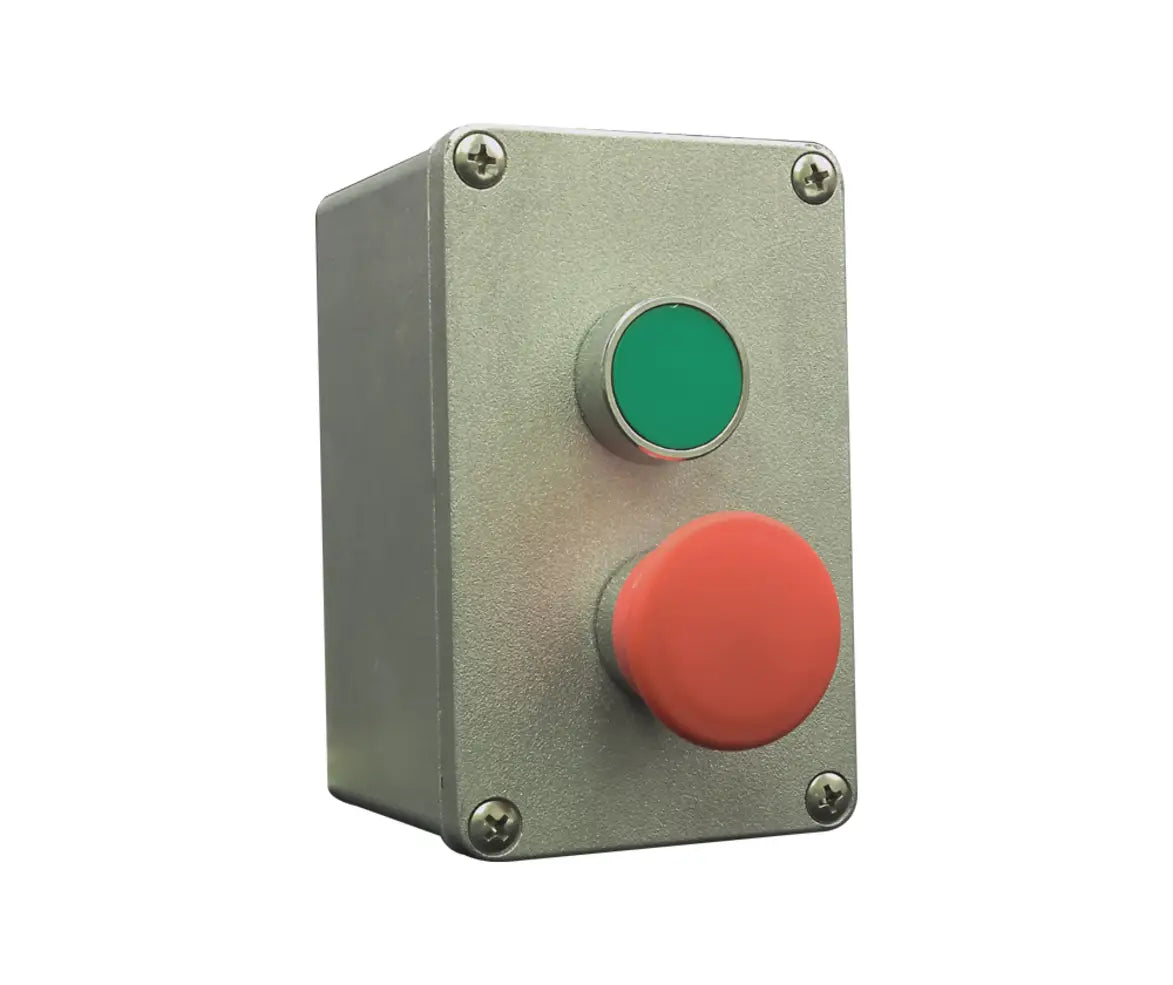 2 Way Aluminium Start & E/Stop Non Latch Control Station