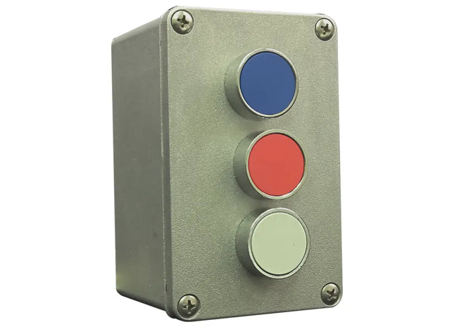 3 Way Aluminium Up/Stop & Down Control Station