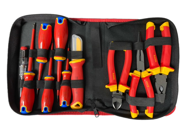 10 Piece 1000V Insulated Screwdriver & Pliers Set