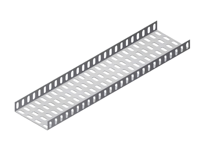 Medium Duty Slotted Steel Cable Tray MDCT Series South Africa 76mm to 609mm 38mm Deep