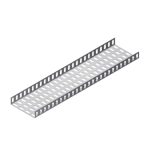 Medium Duty Slotted Steel Cable Tray MDCT Series South Africa 76mm to 609mm 38mm Deep