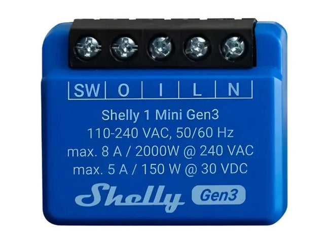 Shelly 1 Mini Gen3 Smart Switch