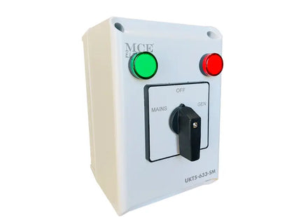 4 Pole Change Over Switch - Surface Mounting PVC IP65