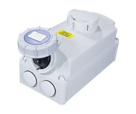 16A 2P+E IP67 interlock switch socket