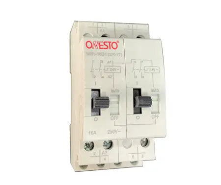 2 Module Step Relay - 3 NO + 1 NC Auxiliary