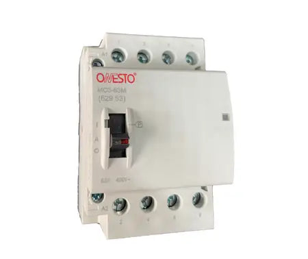 36mm Manual Overide Contactor - 4 NO Auxiliary - 4 Pole