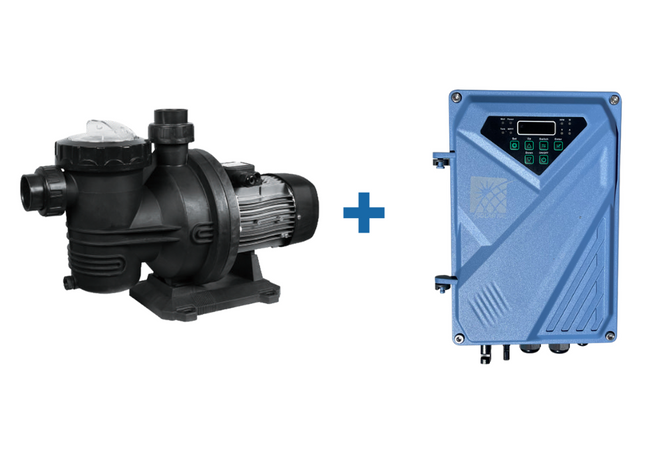 AZURE-DUO-20 900W 110VDC/220VAC Hybrid Pool Pump