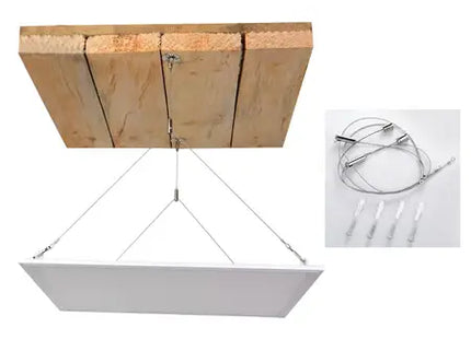 Hanging (suspended) fixture for LED panel lights