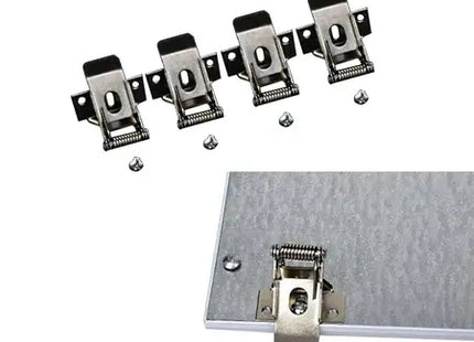 Spring buckle fixtures for LED panel lights