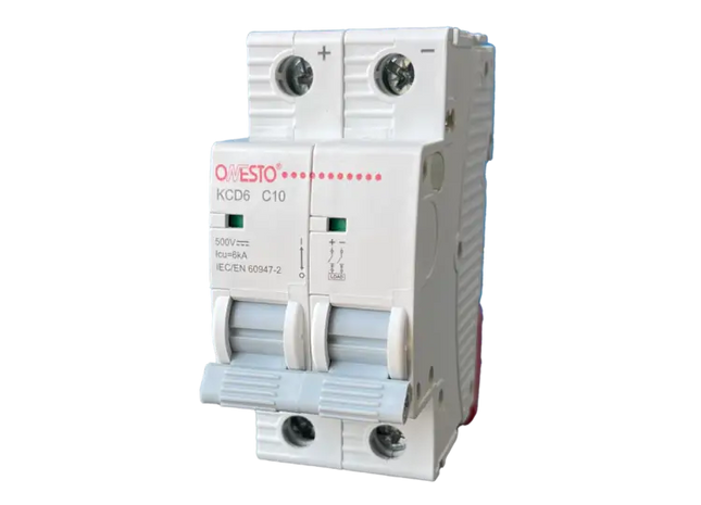 2 Pole 6kA DC Circuit Breakers