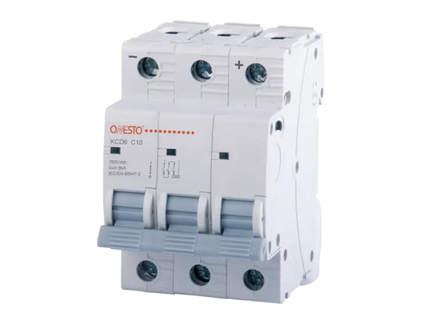 3 Pole 6kA DC Circuit Breakers