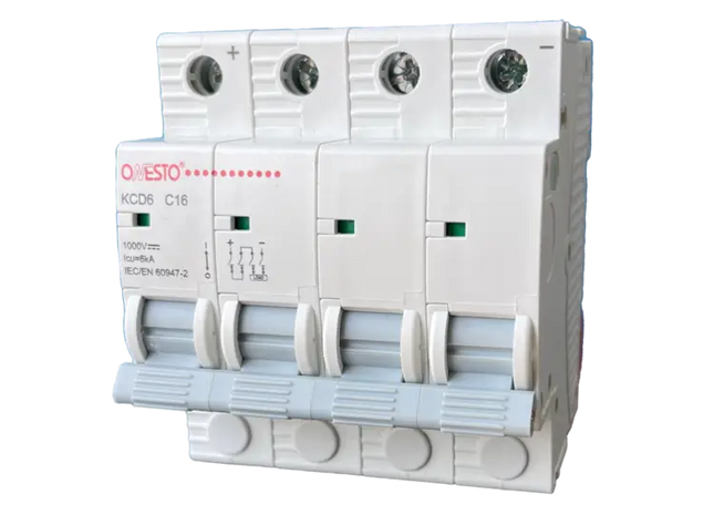 4 Pole 6kA DC Circuit Breakers