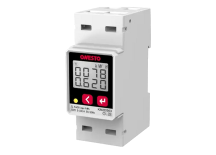 63A 2 module Energy Meter 230V