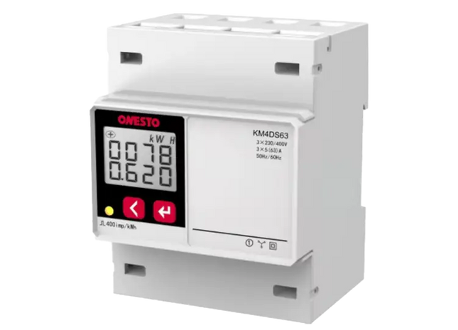 63A 4 module Energy Meter 400V