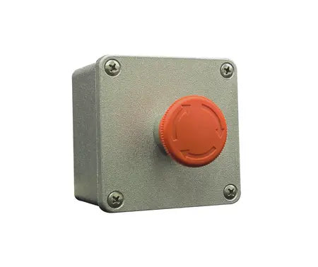 1 Way Aluminium E/Stop Control Station – Maple Leaf Electrical Supplies