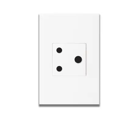 4 x 2 16A Single Unswitched Socket