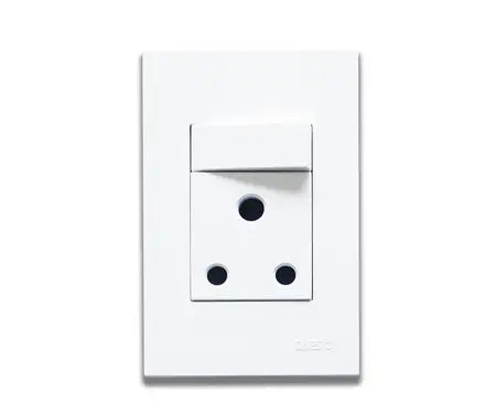4 x 2 16A Single Switched Socket - Vertical