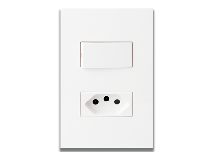 4 x 2 16A Switched Socket