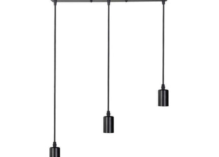 Rectangular 3 Piece Pendant Lamp Holder
